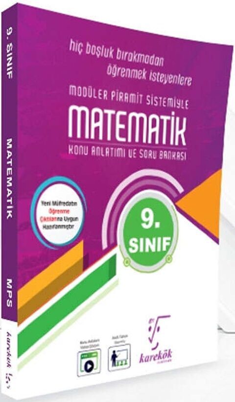 Karekök Yayınları 9. Sınıf Matematik MPS Konu Anlatımı ve Soru Bankası