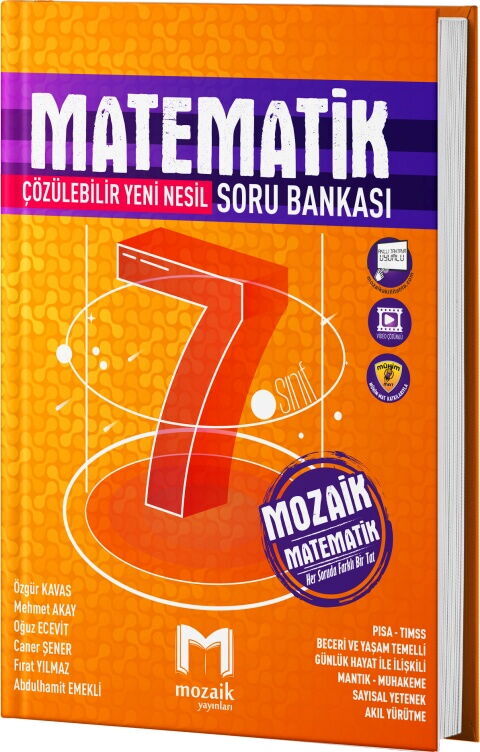 Mozaik Yayınları 7. Sınıf Matematik Soru Bankası