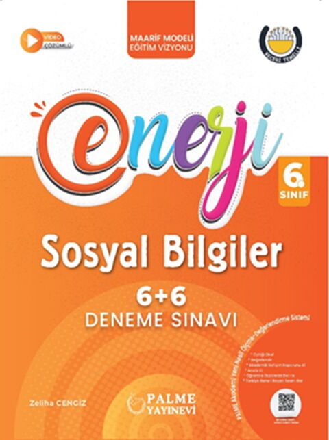Palme Yayınları 6. Sınıf Sosyal Bilgiler 6+6 Deneme Sınavı
