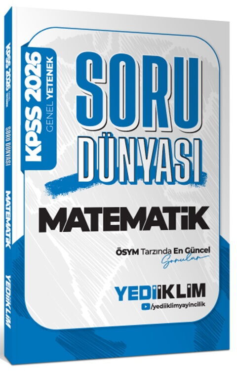 Yediiklim  2026 KPSS Genel Yetenek Matematik Soru Dünyası