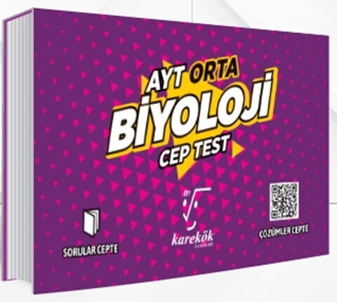 Karekök Yayınları AYT Biyoloji Orta Cep Test