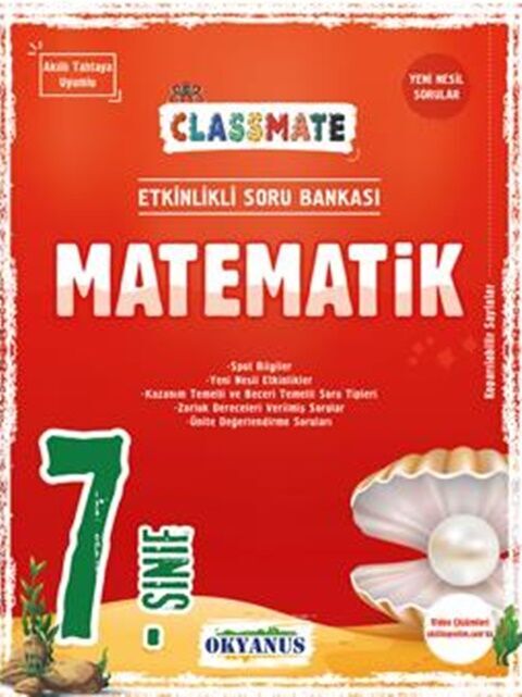 Okyanus Yayınları 7. Sınıf Matematik Classmate Soru Bankası
