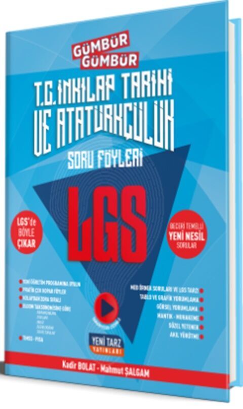 Yeni Tarz 8. Sınıf LGS T. C. İnkılap Tarihi ve Atatürkçülük Gümbür Gümbür Soru Föyleri