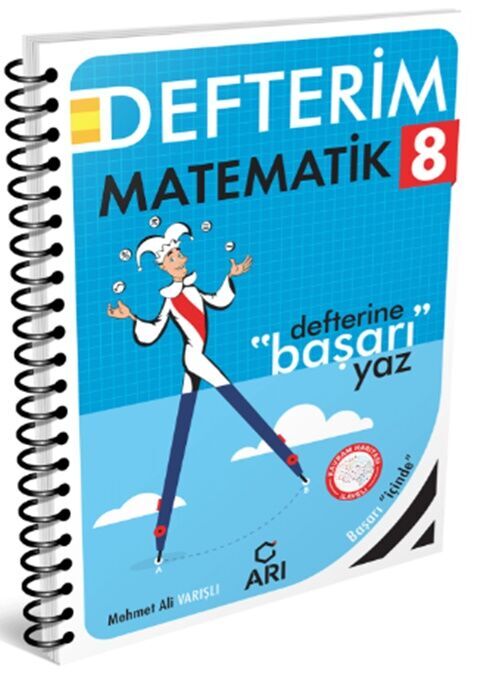 Arı Yayıncılık 8. Sınıf Matematik Akıllı Defteri