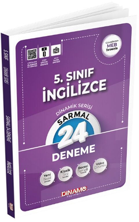 Dinamo Yayınları 5. Sınıf İngilizce Dinamik Serisi Sarmal 12 li Deneme