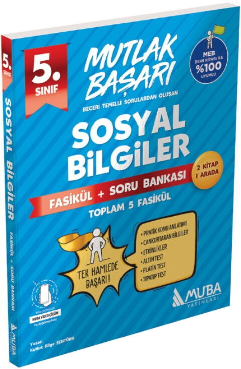 Muba Yayınları 5. Sınıf Sosyal Bilgiler Fasikül Soru Bankası