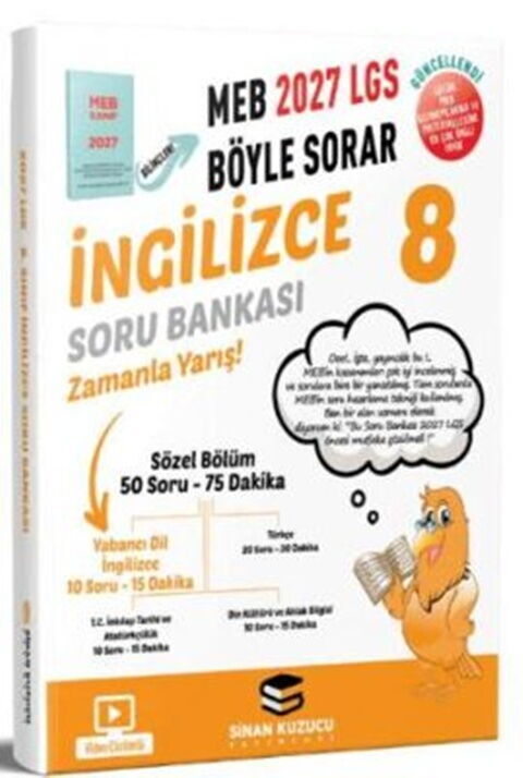 Sinan Kuzucu 2027 8. Sınıf İngilizce Soru Bankası