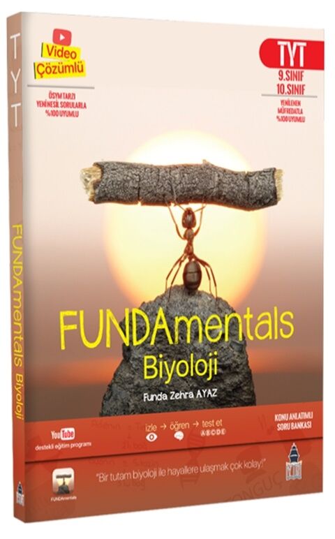 Tonguç Akademi TYT Biyoloji FUNDAmentals Konu Anlatımlı Soru Bankası