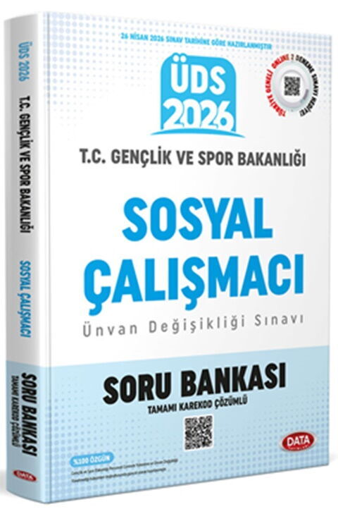 Data Yayınları 2026 T.C. Gençlik ve Spor Bakanlığı Sosyal Çalışmacı ÜDS Soru Bankası