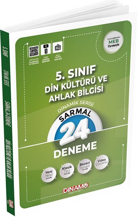 Dinamo Yayınları 5. Sınıf Din Kültürü ve Ahlak Bilgisi Dinamik Serisi Sarmal 12 li Deneme