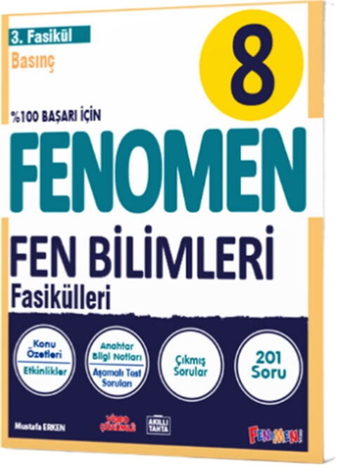 Fenomen Okul Yayınları 8. Sınıf Fen Bilimleri Fenomen Fasikül 3 Basınç