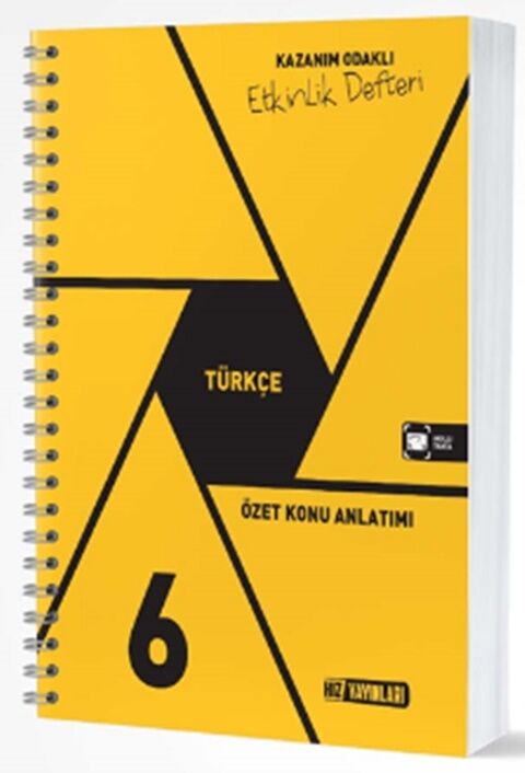 Hız Yayınları 6. Sınıf Türkçe Etkinlik Defteri