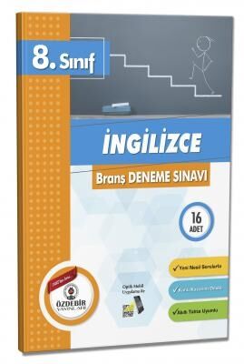 Özdebir Yayınları 8. Sınıf İngilizce Branş Deneme