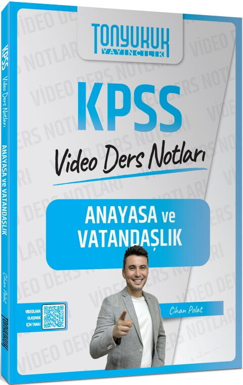 Tonyukuk Yayıncılık KPSS Anayasa ve Vatandaşlık Video Ders Notları