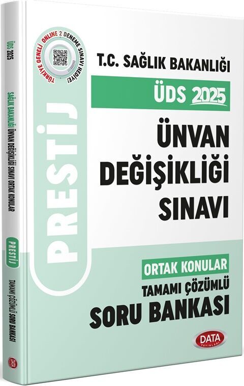 Data Yayınları 2025 Sağlık Bakanlığı Ünvan Değişikliği Sınavı Ortak Konular Tamamı Çözümlü Soru Bankası