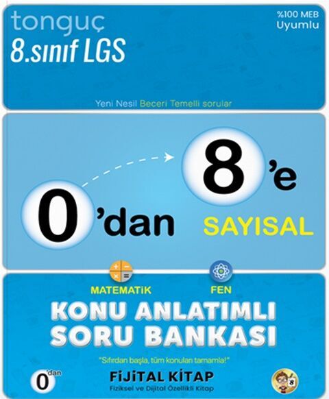 Tonguç Akademi 0 dan 8 e Sayısal Konu Anlatımlı Soru Bankası