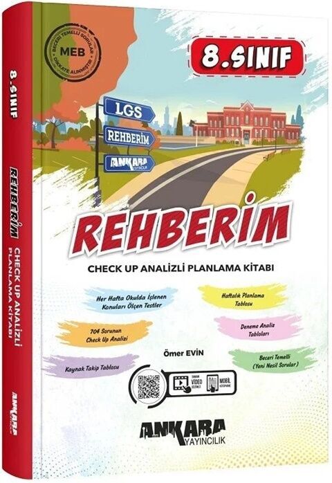 Ankara Yayıncılık 8. Sınıf LGS Rehberim Check Up Analizli Planlama Kitabı
