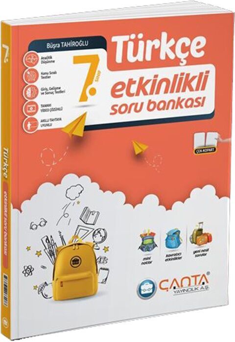 Çanta Yayınları 7. Sınıf Türkçe Etkinlikli Kazanım Soru Bankası