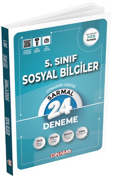 Dinamo Yayınları 5. Sınıf Sosyal Bilgiler Dinamik Serisi Sarmal 24 li Deneme