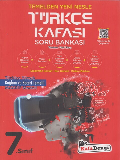 Kafa Dengi Yayınları 7. Sınıf Türkçe Kafası Soru Bankası