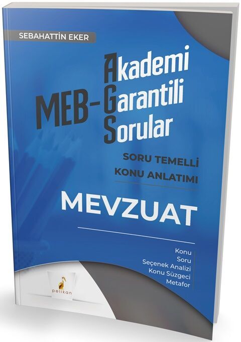 Pelikan Yayınları MEB AGS Mevzuat Soru Temelli Konu Anlatımı