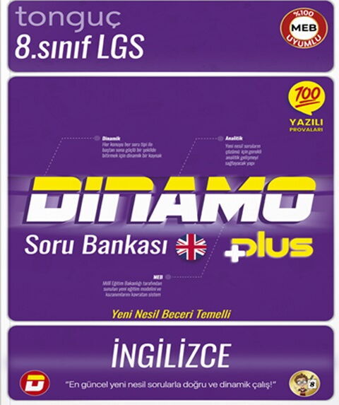 Tonguç Akademi 8. Sınıf İngilizce Dinamo Soru Bankası