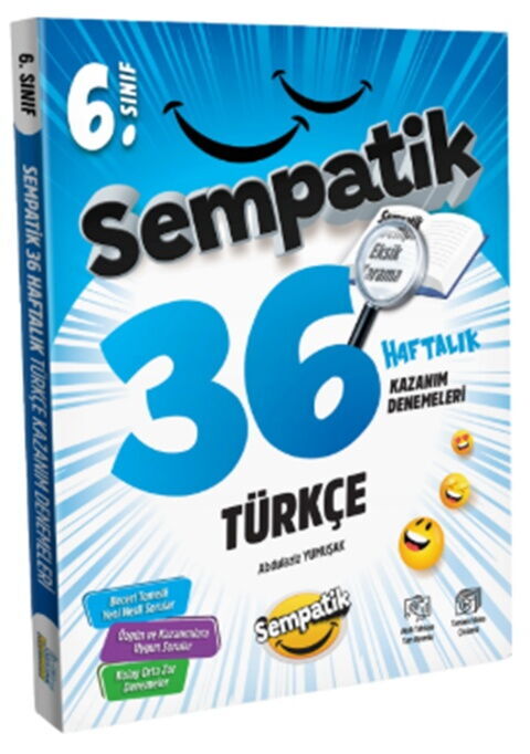 Ünlüler Karması 6. Sınıf Türkçe Sempatik 36 Haftalık Kazanım Denemeleri