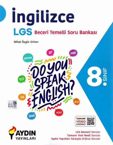 Aydın Yayınları 8. Sınıf LGS İngilizce Beceri Temelli Soru Bankası