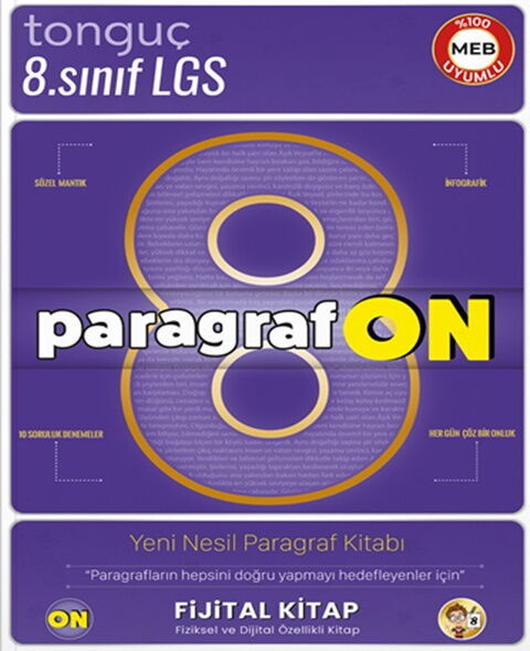 Tonguç Akademi 8. Sınıf LGS ParagrafON Soru Bankası