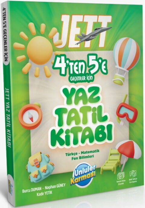 Ünlüler Karması 4 ten 5 e Geçenler İçin Yaz Tatil Kitabı