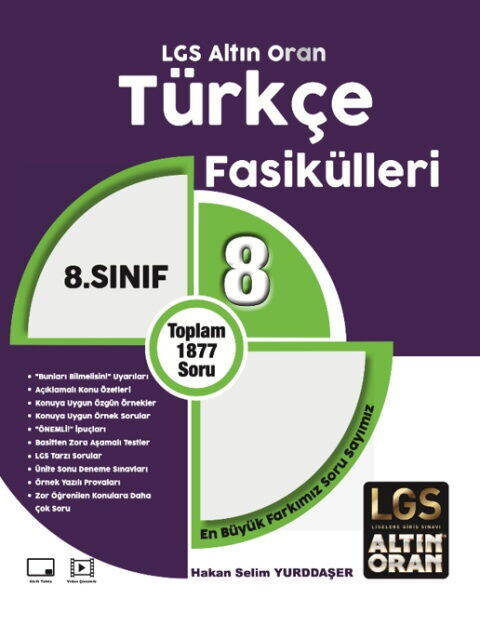 Altın Oran 8. Sınıf Türkçe Fasikülleri