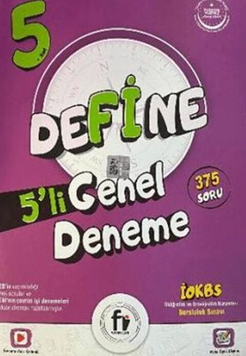 Fi Yayınları 5. Sınıf Define 5li Genel Deneme