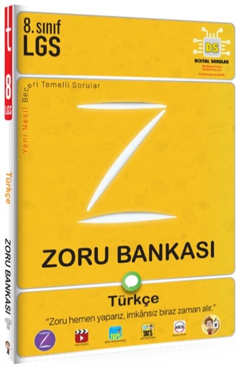 Tonguç Akademi 8. Sınıf Türkçe Zoru Bankası