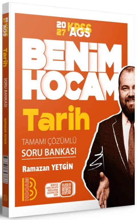 Benim Hocam 2027 KPSS AGS Tarih Tamamı Çözümlü Soru Bankası