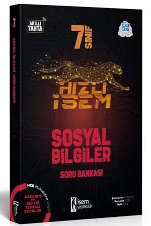 İsem Yayınları 7. Sınıf Sosyal Bilgiler Hızlı İsem Soru Bankası
