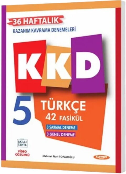 Kurmay ELT 5. Sınıf Türkçe Haftalık Kazanım Kavrama Denemeleri