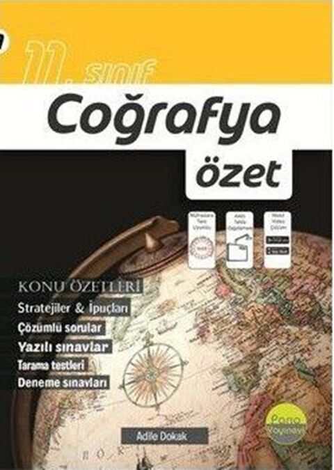 Pano Yayınları 11. Sınıf Coğrafya Özet