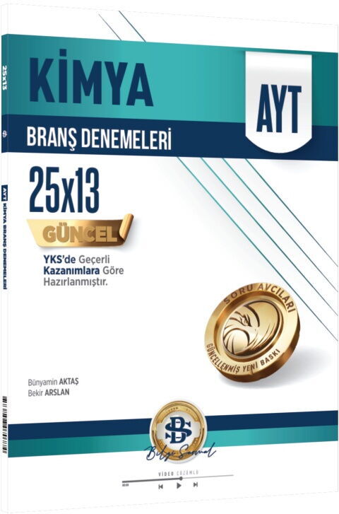 Bilgi Sarmal AYT Kimya 25 x 13 Branş Denemeleri