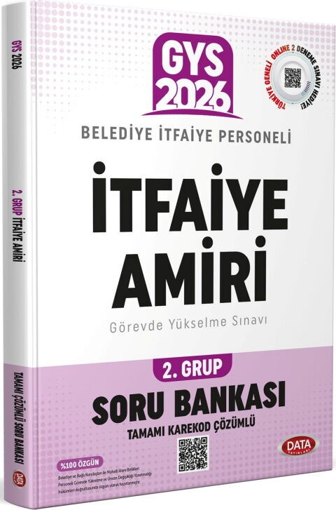 Data Yayınları 2026 Mahalli İdareler ve Belediye Birlikleri Belediye İtfaiye Personeli İtfaiye Amiri GYS Soru Bankası