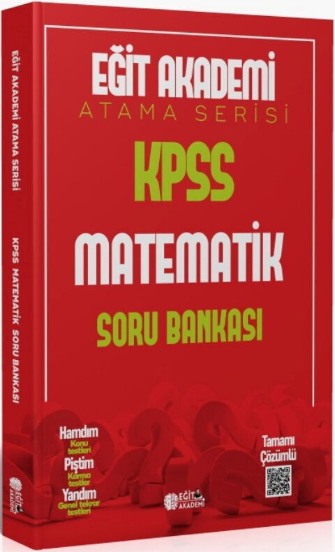 Eğit Akademi KPSS Matematik Atama Serisi Soru Bankası