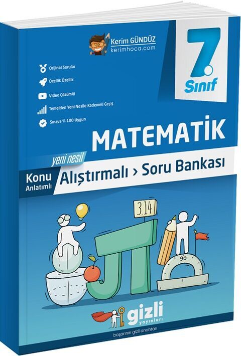 Gizli Yayınları 7. Sınıf Matematik Konu Anlatımlı Soru Bankası