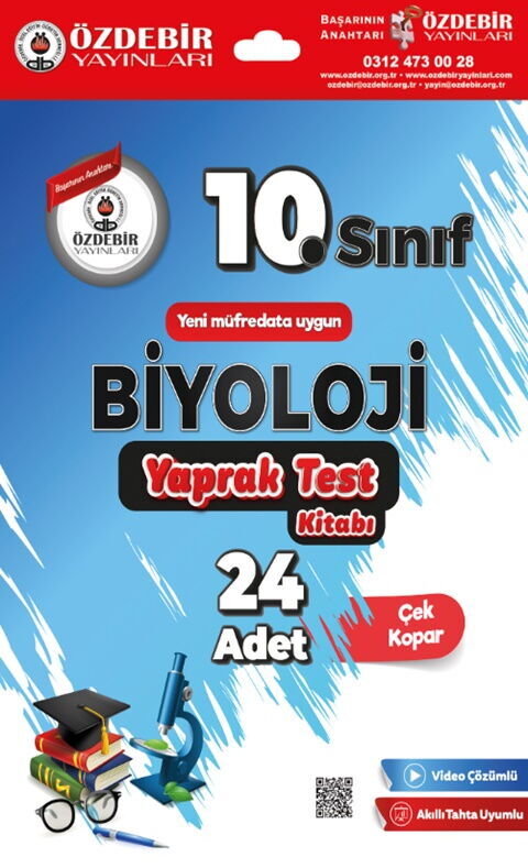 Özdebir Yayınları 10. Sınıf Biyoloji Yaprak Test