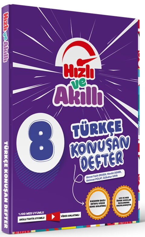 Tammat Yayıncılık 8. Sınıf LGS Türkçe Hızlı ve Akıllı Defter