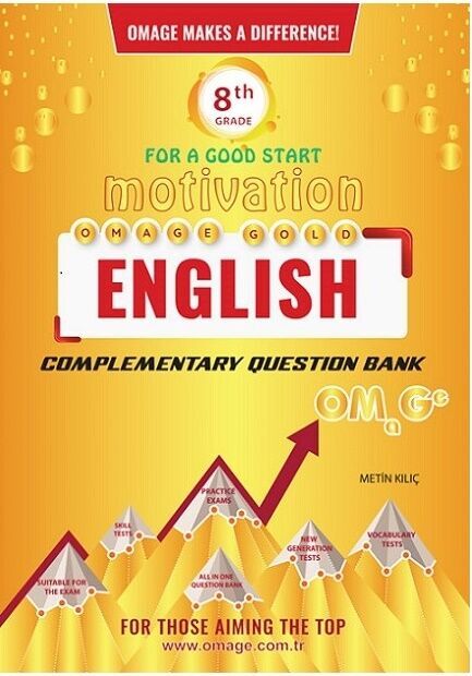 Omage Yayınları 8. Sınıf Omage Motivasyon İngilizce Soru Bankası