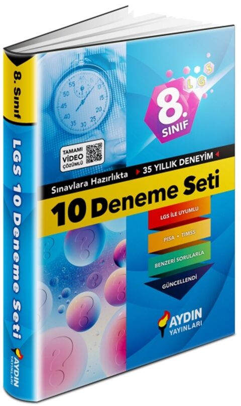 Aydın Yayınları 8. Sınıf LGS 10 Deneme Seti