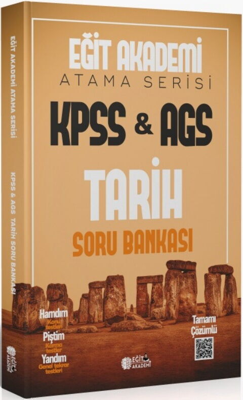 Eğit Akademi KPSS Tarih Atama Serisi Soru Bankası