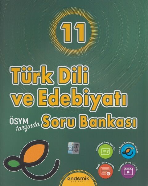 Endemik Yayınları 11. Sınıf Türk Dili ve Edebiyatı Soru Bankası