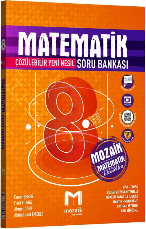 Mozaik Yayınları 8. Sınıf Matematik Soru Bankası