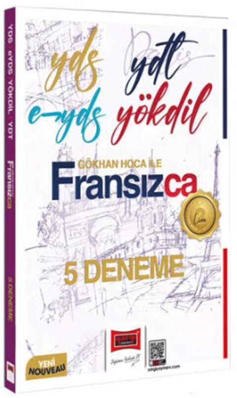 Yargı Yayınları 2025 YDS YDT E-YDS YÖKDİL Gökhan Hoca İle Fransızca 5 Deneme