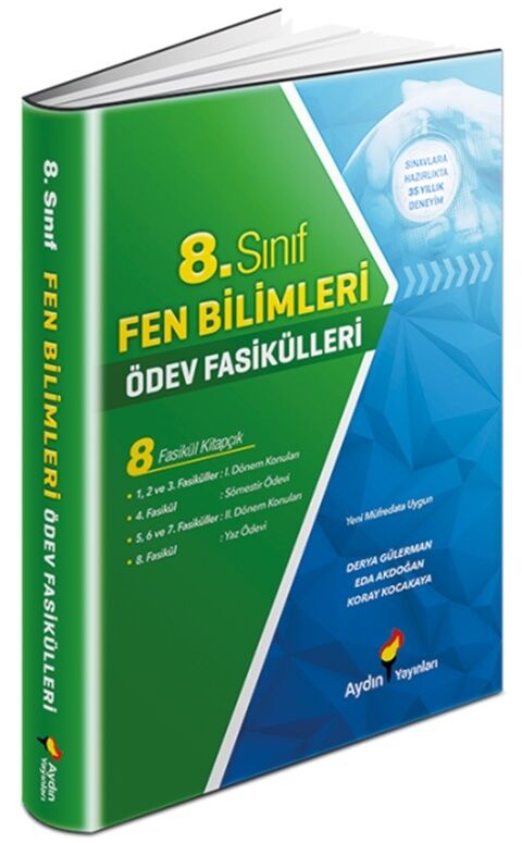 Aydın Yayınları 8. Sınıf Fen Bilimleri Ödev Fasikülleri